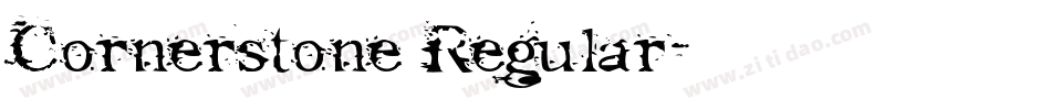 Cornerstone Regular字体转换